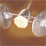 Minka-Aire Fans F402-WH 42 Gyro Double WET Outdoor White Ceiling Fan w/ Light, Wall Ctrl & Blades