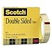 Scotch 665 Double-Sided Office Tape, 3/4" x 36 yards, 3" Core, Clear
