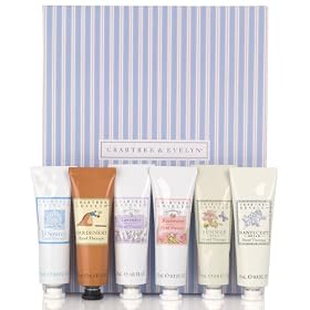 Crabtree & Evelyn Hand Therapy Sampler Gift Set - 6 miniatures x 25g