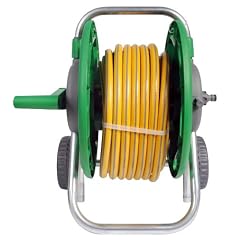 Hozelock 2432 0000 Schlauchwagen f�1/4r 60 Meter Schlauch Komplett mit Schlauchst�1/4ck-Satz und Spritze