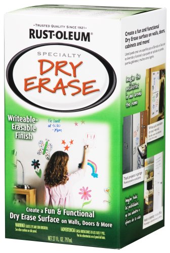 Rust-Oleum 241140 Dry Erase Brush-On Kit, White