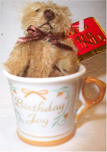 51qaAmdgIxL Gund Tiny Teddy Wishes Birthday Joy Cup with Bear