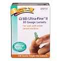 BD Ultra-Fine II 30-Gauge Lancets - 100-pk.