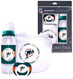 MIAMI DOLPHINS NFL Baby Gift Set: Kickoff Collection 3-Piece Baby Feeding Set