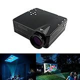 Foneso Home Cinema Theater Multimedia LED LCD Projector HD 1080P PC AV TV VGA USB HDMI