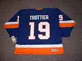 BRYAN TROTTIER New York Islanders 1983 CCM Vintage Throwback Away NHL Hockey Jersey, LARGE