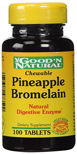 Chewable pineapple bromelain - natural digestive enzyme…