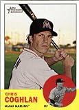 2012 Topps Heritage 342 Chris Coghlan - Miami Marlins (ENCASED MLB Trading Card)