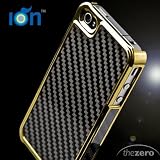 Ion Stealth Predator Carbon Fiber iPhone 4 Case GOLD AT&T / Verizon