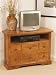 Cairo Corner TV Video DVD Cabinet in Medium Oak