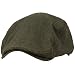 Men's Light Summer Duck Bill Plaid Ivy Flat Cabbie Hat Cap Charcoal 58cm L/XL
