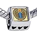 Egyptian- Khepri Photo Heart European Charm Bead title=