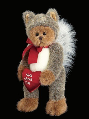 Valentines Bearington Bear Nuts About You - Squirrel Dressed Bear