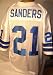 Deion Sanders Autographed/Hand Signed White Jersey