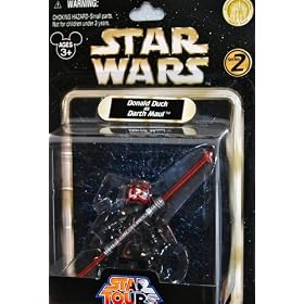 Disney Star Wars Donald Duck as Darth Maul Collectible Figurine Toy