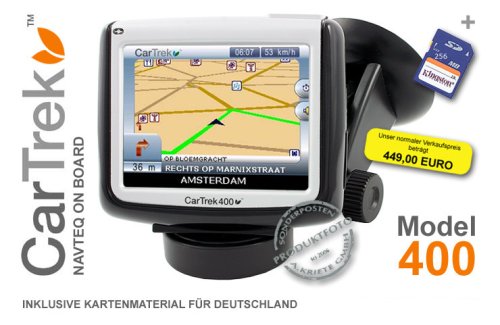 Cover image : CarTrek 400 GPS Navigationssystem, NAVTEQ ON BOARD,DE