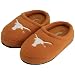 Texas Longhorns Orange Kids Fuzzy Slippers
