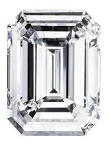 Certified Diamond (Emerald, Good cut, 7.02 carats, D color, IF clarity)