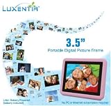 3.5" Portable Digital Photo Frame in Pink
