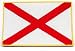 Alabama State Flag Embroidered Patch Iron-On AL Emblem