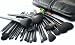 SHANY Super Professional Brush Set with Leather Pouch, Goat & Badger Hair, 32-Pieces