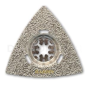 HARDIN MB1P Vacuum Brazed Diamond Triangular Stone and Concrete Grinding Rasp