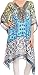 Sakkas Liv Ligthweight Summer Printed Short Caftan Dress/Cover Up