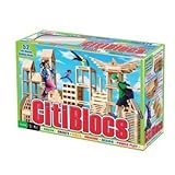 CITIBLOCS Original Wooden Building Block Set - 52 Piece
