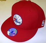Philadelphia 76ers Flat Brim Fitted Adidas Hat Size 8
