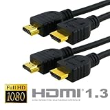 2 Piece HDMI 1.3b Cable Combo Value Pack - 6 ft 10 ft M/M
