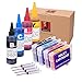 JetSir Refillable Cartridges and Refill Dye Ink for Epson WF-3620 3630 3640 3650 7110 7610 7620 Ink Cartridge Model T252