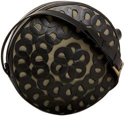 Latico Artisan Belting Large Round Shoulder Bag