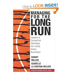 Managing For The Long Run: Lessons In Competitive Advantage From Great Family Businesses