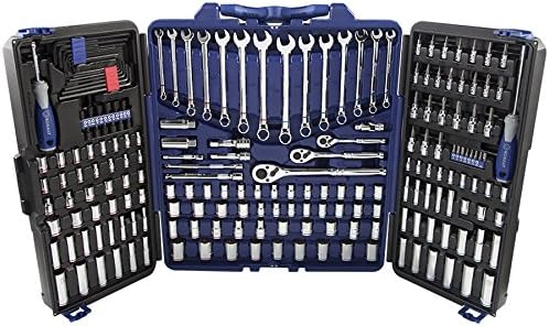 Kobalt Standard (SAE) and Metric Mechanic's Tool Set with Hard Case (200-Piece)