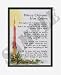 "Merry Christmas From Heaven" 8x10 Poem, Double-matted in White Over Dark Green.