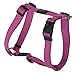 Reflective Adjustable Dog H Harness for Large Dogs; matching collar and leash available, Pink