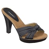 Women's Xhilaration Tawny Knotted Sandals - Black