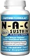 Jarrow Formulas Nac Sustain 600mg, 100 Tablets