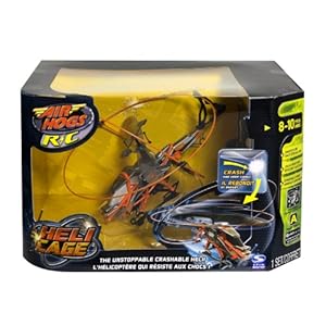 Airhogs Remote Control R/C Heli Cage Helicopter (Orange)