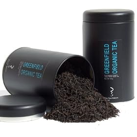 Finest Ceylon Greenfield Estate Organic Black Loose Leaf Black Tea 125g Caddy