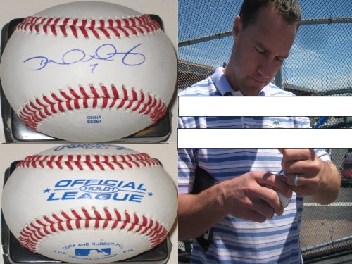 DAVID MURPHY,TEXAS RANGERS,BOSTON RED SOX,WORLD SERIES,SIGNED BASEBALL WITH COA AND PROOF