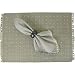 Putty Taupe Fringed Napkins and Speckled Placemats with fringe