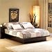 South Shore Furniture Step One Collection Queen Platform Bed, Chocolate