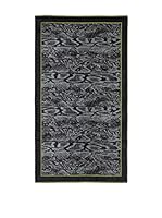 Casa di Bassi Toalla Playa (Negro/Gris)