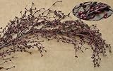 Garland Red & Burgundy Pip Berry - Primitive, Country Rustic Home Decor