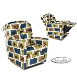 Dinosaur 7 Button Child Rocker Recliner Chair