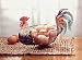 Rooster Tin Basket