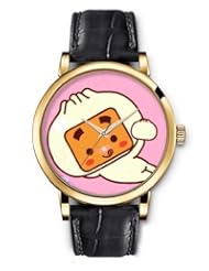 SPRAWL Aanalog Fashion Series Gold Ladies Watches of Genuine Black Leather Strap,Unique Wrist Watch for Women Girls Designed with Cute Buns