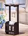Dark Cherry Wood Side Table W/ Magazine Holder By Collections Etc