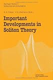 Important developments in soliton theory